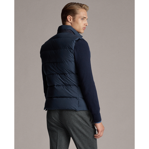 Navy/Blue Reversible Hybrid Gilet Purple Label 6