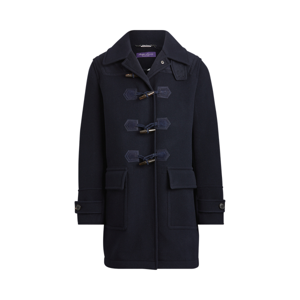 Lancing Slim Fit Duffel Coat Purple Label 1