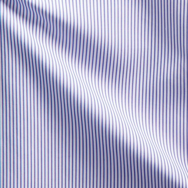 Blue Striped Twill Shirt Purple Label 7
