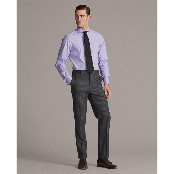 Lavender Glen Plaid French-Cuff Shirt Purple Label 3