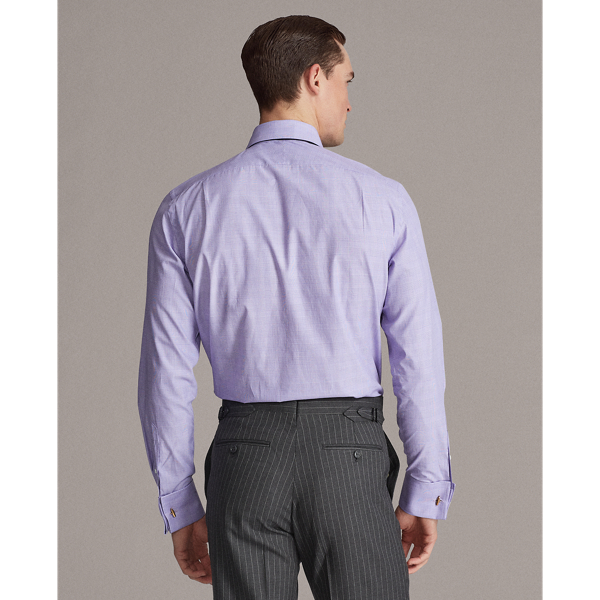 Lavender Glen Plaid French-Cuff Shirt Purple Label 5