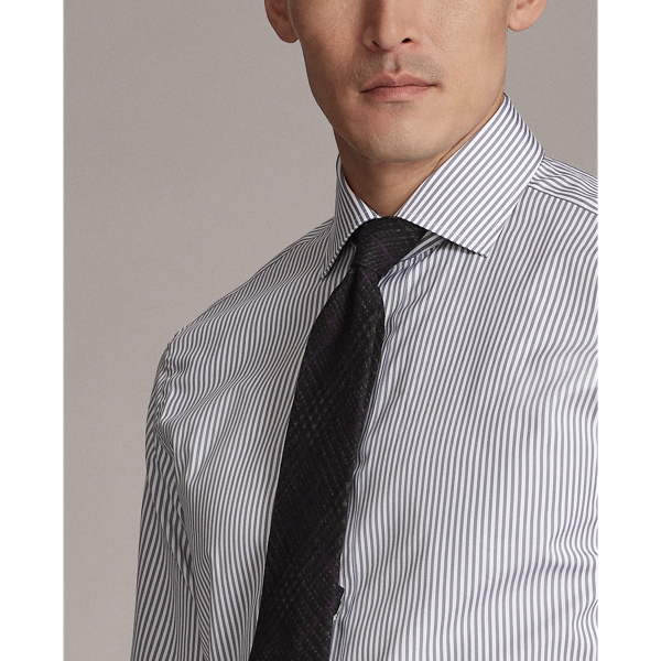 Grey Bengal-Stripe Shirt Purple Label 6