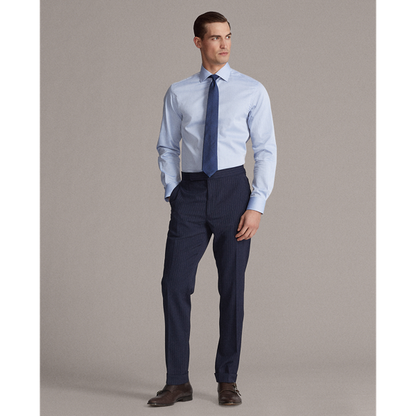 Blue Textured Shirt Purple Label 3