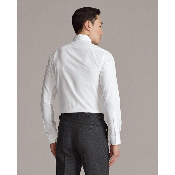 White Textured Shirt Purple Label 4