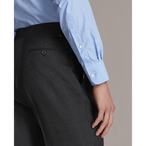 Blue Checked Twill Shirt Purple Label 6