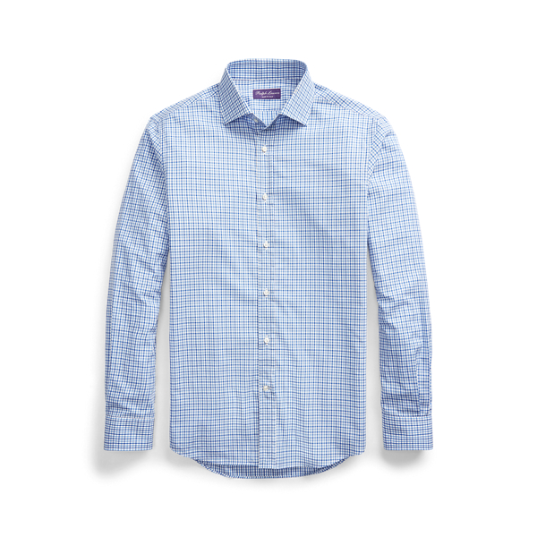 Chemise motif tattersall en serg&eacute; Purple Label en 1