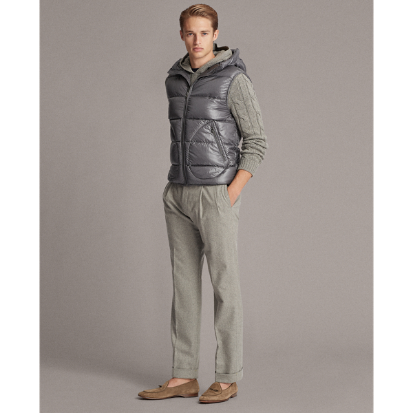 Grey Mackay Down Gilet Purple Label 4