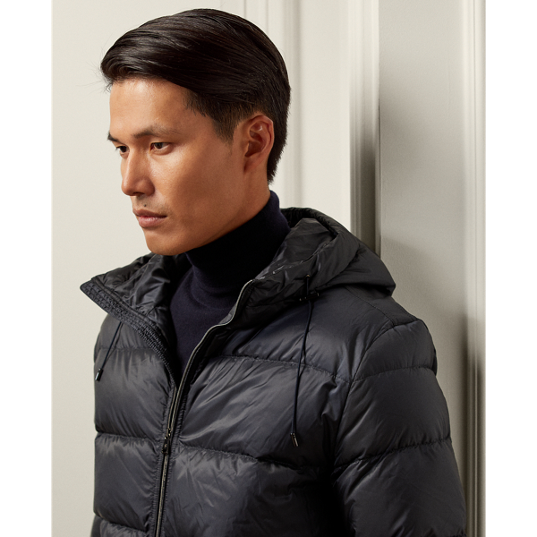Classic Chairman Navy Mackay Down Jacket Purple Label for winter 6