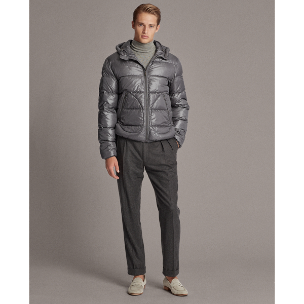 Grey Mackay Down Jacket Purple Label 4