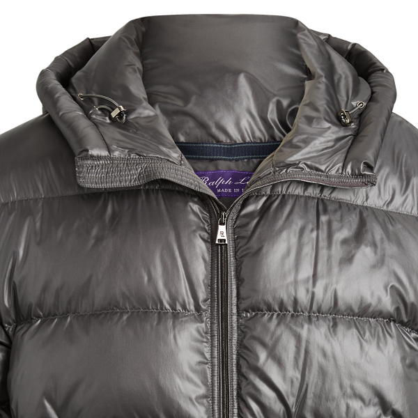 Grey Mackay Down Jacket Purple Label 8
