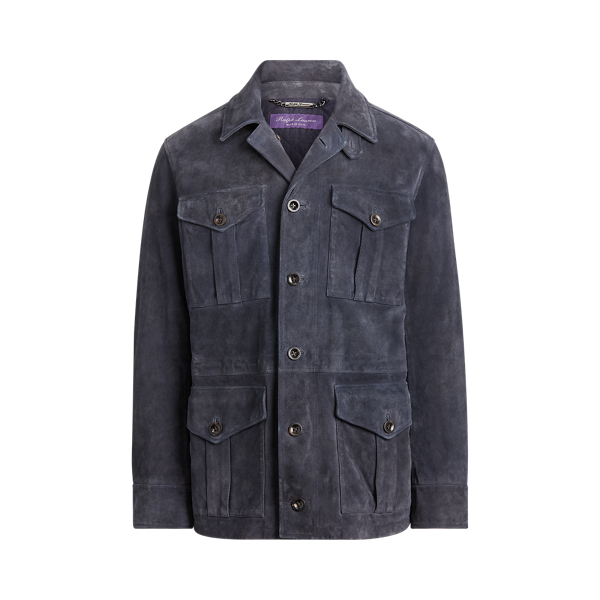 Merton Suede Jacket Purple Label 1