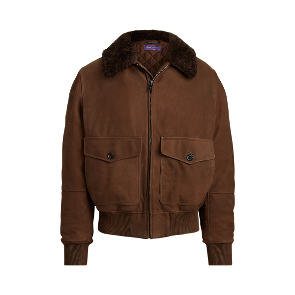 Kingston Leather Bomber Jacket Purple Label 1