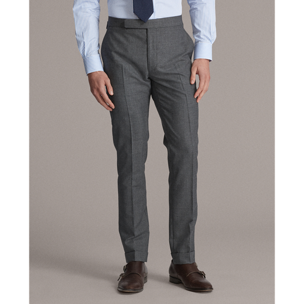Light Grey Kent Lightweight Wool Suit Purple Label 8
