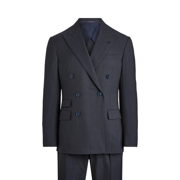 Anzug Kent aus Glencheck-Twill Purple Label in 1