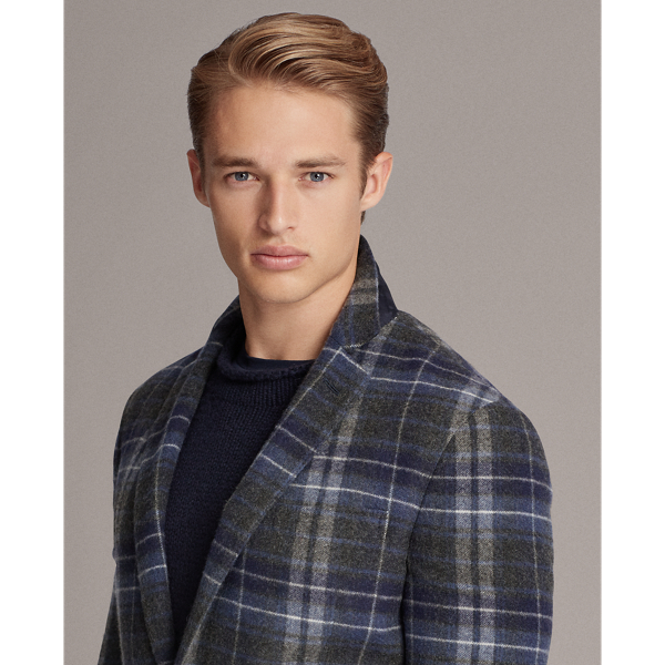 Charcoal/Navy/Blue/White Hadley Cashmere Sport Coat Purple Label 6