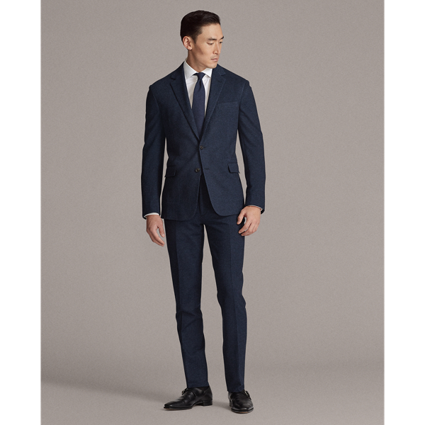 Navy And Black Hadley Pique Suit Jacket Purple Label 4