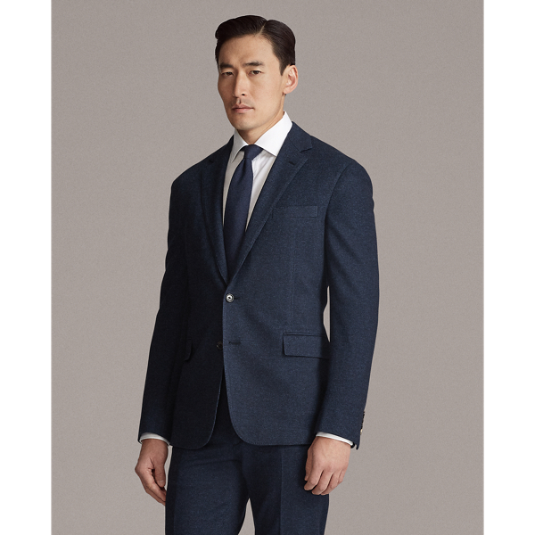 Navy And Black Hadley Pique Suit Jacket Purple Label 5