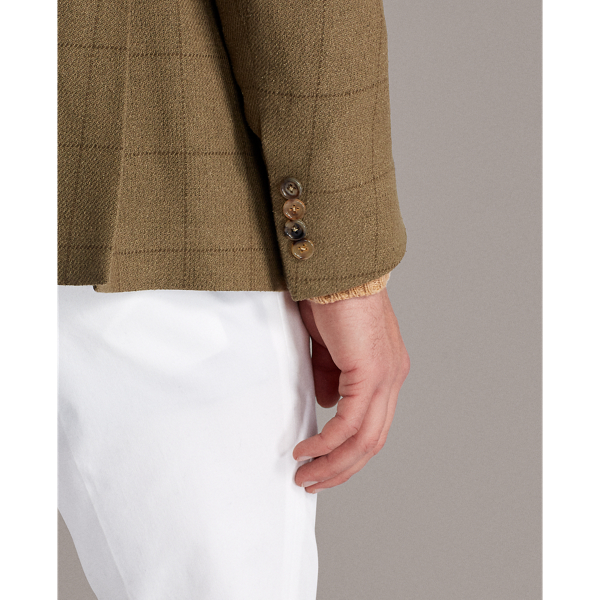 Olive And Loden Gregory Windowpane Sport Coat Purple Label 8