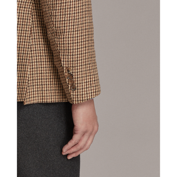 Brown And Tan And Cream Gregory Checked Sport Coat Purple Label 8