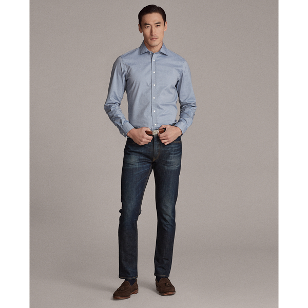 Grey Oxford Shirt Purple Label 3