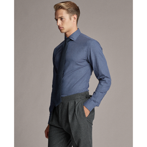 Blue Houndstooth Shirt Purple Label 4