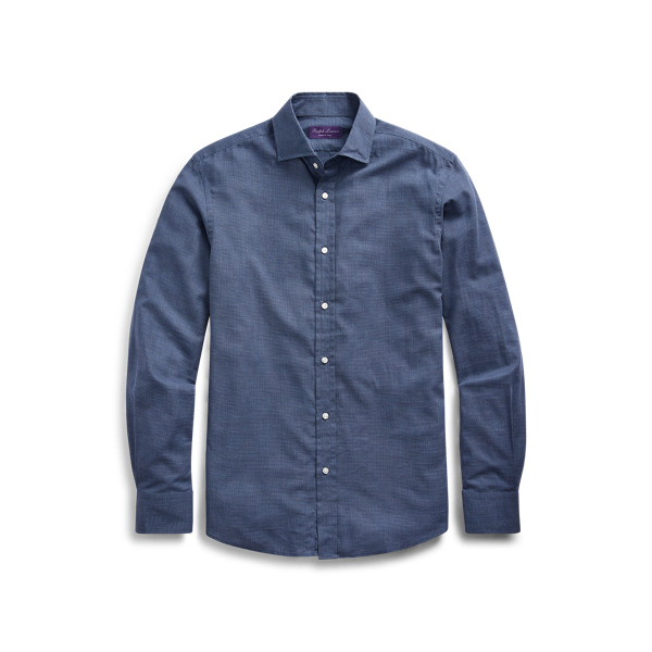 Chemise pied-de-poule Purple Label en 1