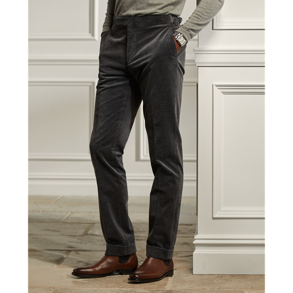 Grey Gregory Corduroy Suit Trouser Purple Label 4