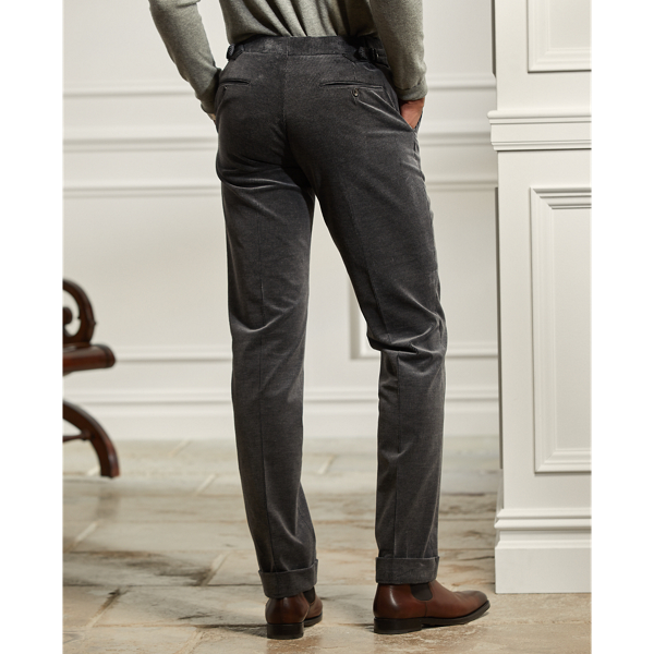 Grey Gregory Corduroy Suit Trouser Purple Label 5