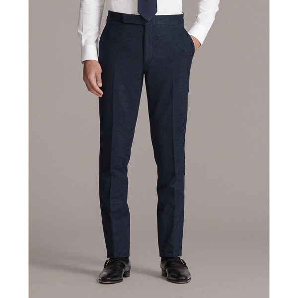 Navy And Black Gregory Pique Suit Trouser Purple Label 3