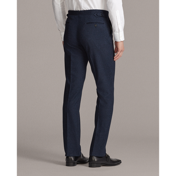 Navy And Black Gregory Pique Suit Trouser Purple Label 5