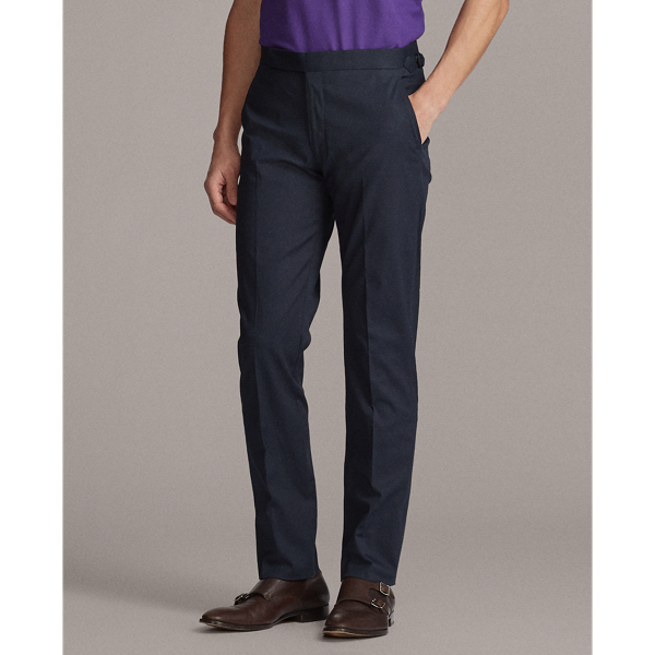 Navy Gregory Twill Suit Trouser Purple Label 3