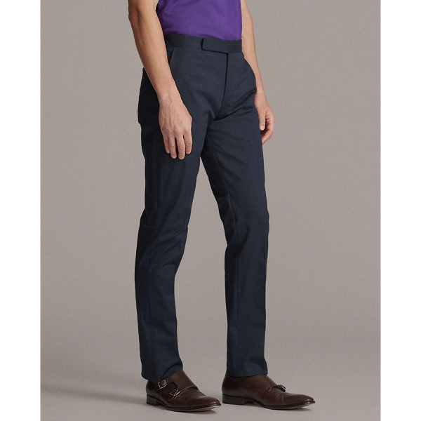 Navy Gregory Twill Suit Trouser Purple Label 4