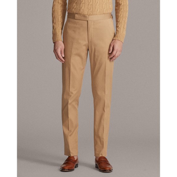Khaki Gregory Twill Suit Trouser Purple Label 3