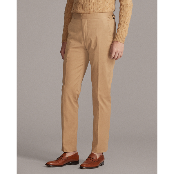 Khaki Gregory Twill Suit Trouser Purple Label 4