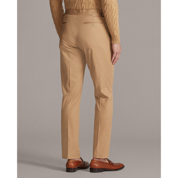 Khaki Gregory Twill Suit Trouser Purple Label 5