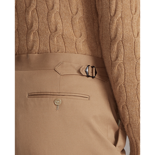 Khaki Gregory Twill Suit Trouser Purple Label 6