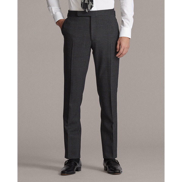 Black/Grey Multi Gregory Houndstooth Trouser Purple Label 3
