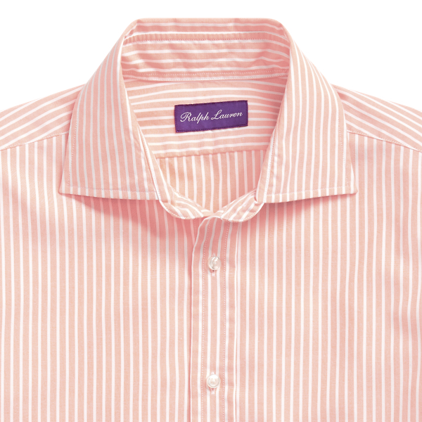 Orange Striped Oxford Shirt Purple Label 7