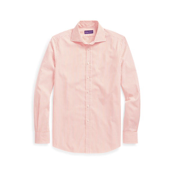 Orange Striped Oxford Shirt Purple Label 2