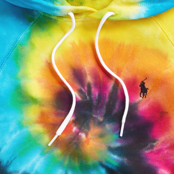 Batik-Kapuzenshirt im Shrunken-Fit Polo Ralph Lauren in Eclipse-Batikdruck 5