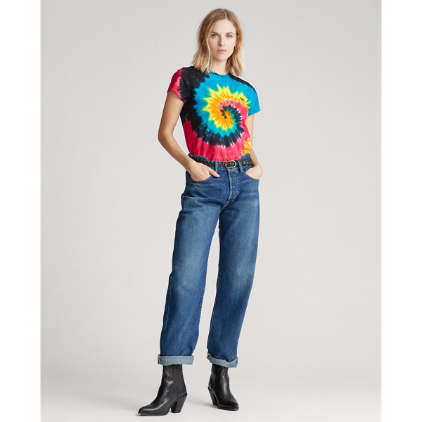 Eclipse Tie Dye Tie-Dyed Jersey Tee Polo Ralph Lauren 3