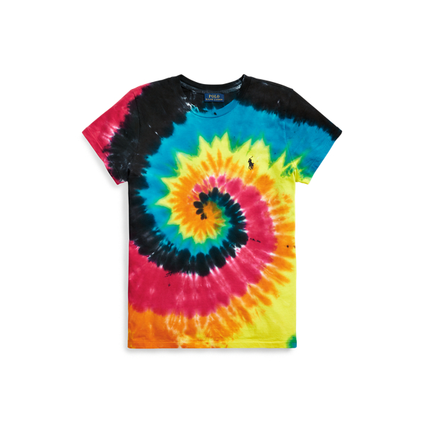 Eclipse Tie Dye Tie-Dyed Jersey Tee Polo Ralph Lauren 2