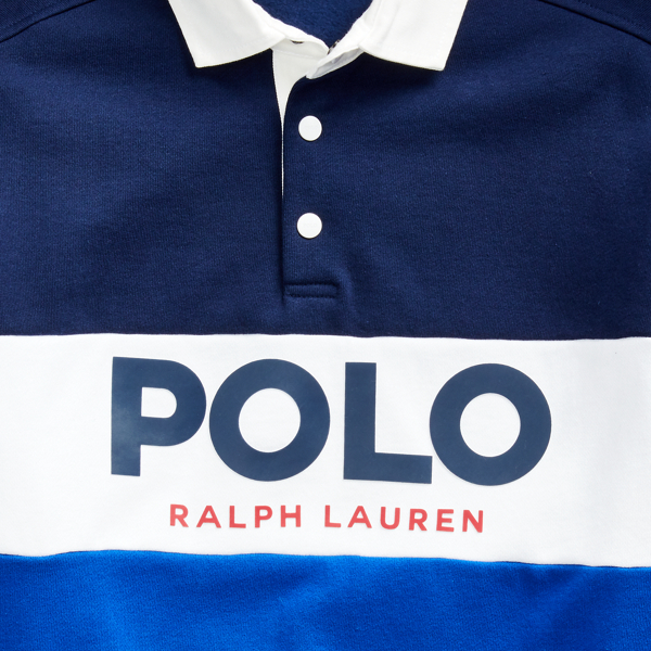 Newport Navy Multi Rugby Sweatshirt Polo Ralph Lauren 6