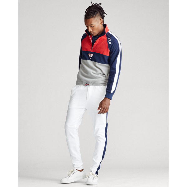 Polo Sport Red Multi Polo Shield Fleece Sweatshirt Polo Ralph Lauren 3