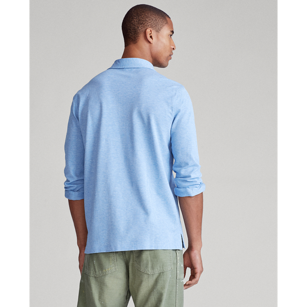 Isle Heather Custom Slim Fit Stretch Mesh Polo Shirt Polo Ralph Lauren 5