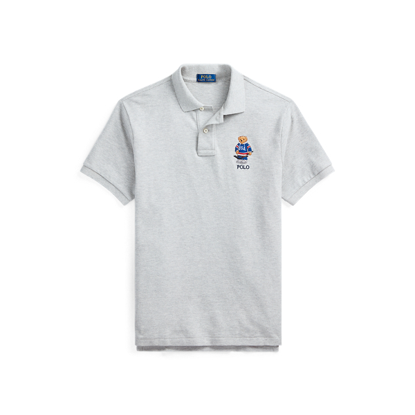 Custom Slim Fit Polo Bear Mesh Polo Polo Ralph Lauren 1