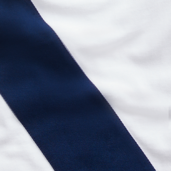 White Custom Slim Fit Mesh Polo Polo Ralph Lauren 8