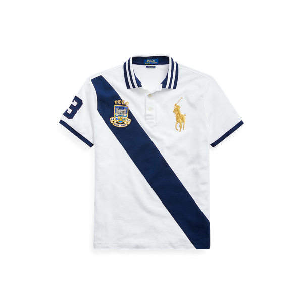 Custom Slim Fit Mesh Polo Polo Ralph Lauren 1