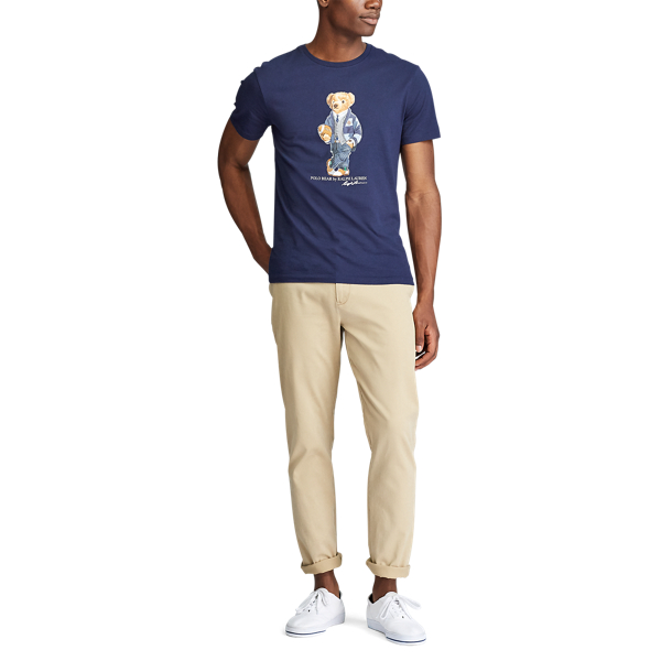 Cruise Navy Custom Slim Fit Bear T-Shirt Polo Ralph Lauren 2