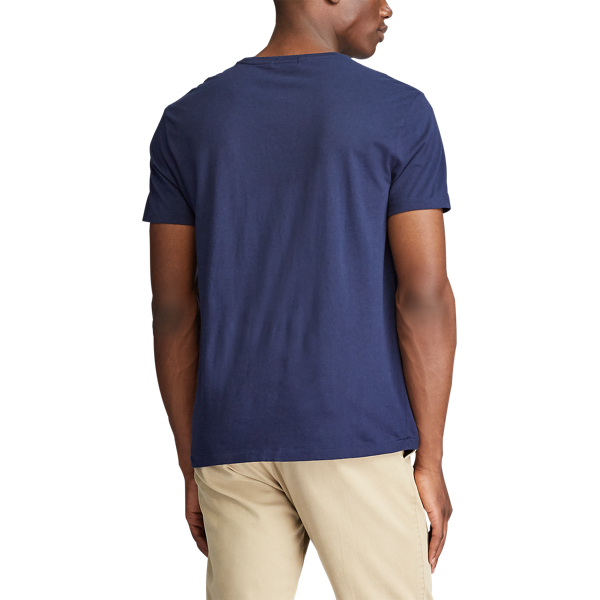 Cruise Navy Custom Slim Fit Bear T-Shirt Polo Ralph Lauren 4